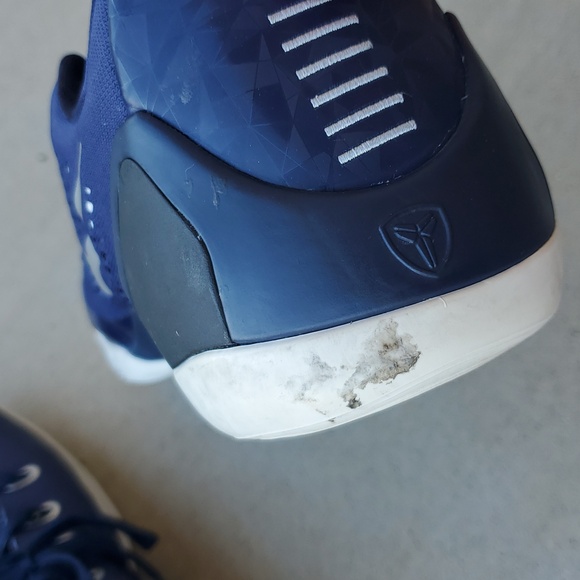 Nike Zoom Crusader Basketball Shoes Navy White Size 18 • Zoom Air • Kobe Sheath - Picture 14 of 16